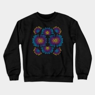 Psychedelic Art Lotus Flower Crewneck Sweatshirt